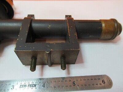 FOR PARTS ANTIQUE BRASS COLLIMATOR MICROSCOPE FILAR OPTICS AS PICTURED &7B-B-01