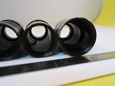 LOT 4 EA EMPTY SHELLS MICROSCOPE OBJECTIVE LEICA PARTS  REPAIR  BIN#C1