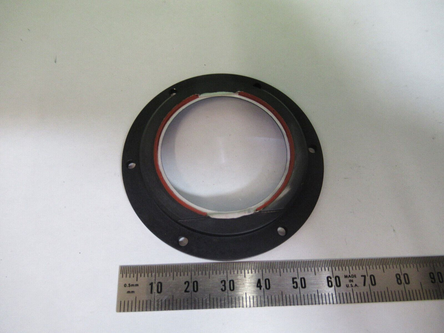 OPTICAL MIL SPEC LENS WINDOW MOUNTED OPTICS AS PICTURED W9-A-35