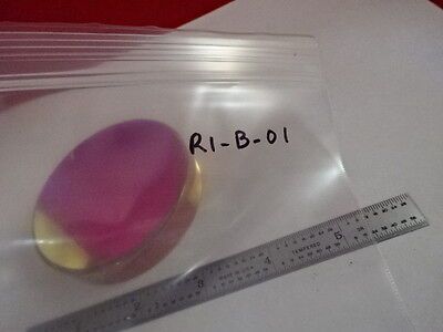 OPTICAL FLAT DICHROIC ZERODUR COATED MIRROR 3" DIA ZYGO OPTICS AS IS #R1-B-01