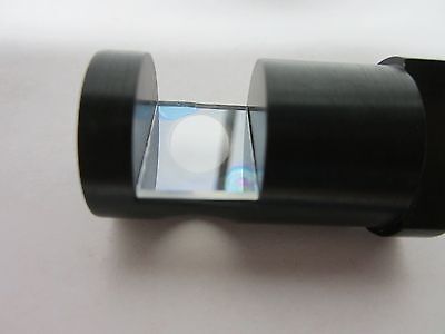 OPTICAL FLAT BEAM SPLITTER MOUNTED MICROSCOPE OR LASER OPTICS BIN#B2-C-44