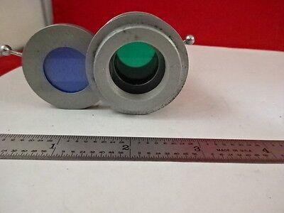 MICROSCOPE PART UNITRON ILLUMINATOR + FILTER OPTICS AS IS #AH-08