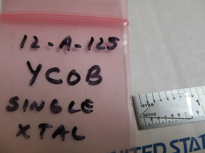 YCOB SINGLE CRYSTAL YTTRIUM CALCIUM OXY BORATE PIEZOELECTRIC OPTICS #12-A-125