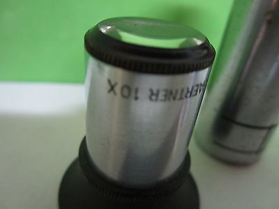 GAERTNER 10X EYEPIECE + TUBUS MICROSCOPE OPTICS AS IS BIN#T5-35