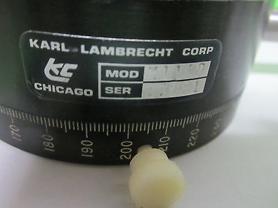 OPTICAL KARL LAMBRECHT CORP POLARIZER PRISM ROTABLE AS IS OPTICS BIN#65-03