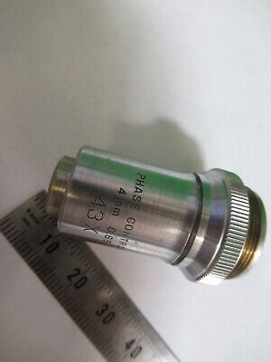 BAUSCH LOMB PHASE OBJECTIVE 43X LENS OPTICS MICROSCOPE PART as pictured R9-A-14