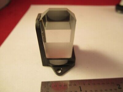 VICKERS ENGLAND MOUNTED GLASS PRISM optics MICROSCOPE PART AS PICTURED &FT-6-08