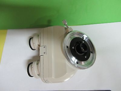 MICROSCOPE PART NEW OLYMPUS HEAD OPTICS WITHOUT EYEPIECES AS IS  BIN#17