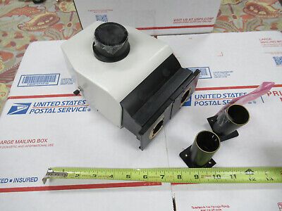 LEICA GERMANY DMRX BINOCULAR HEAD OPTICS MICROSCOPE PART AS PICTURED R5-A-01