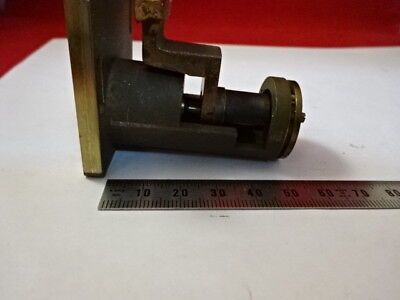 VICKERS ENGLAND BRASS STAGE MECHANISM MICROSCOPE PART AS IS &99-09