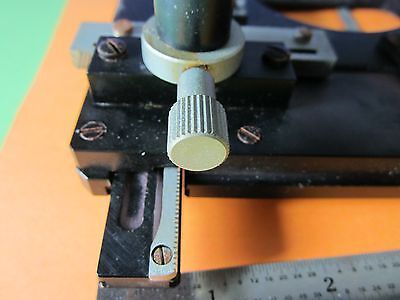 MICROSCOPE PART DIALUX LEITZ GERMANY STAGE SLIDE MICROMETER AS PICTURED BN#36