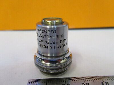 VINTAGE BAUSCH LOMB 2.4mm OBJECTIVE OPTICS MICROSCOPE PART AS PICTURED P4-A-86