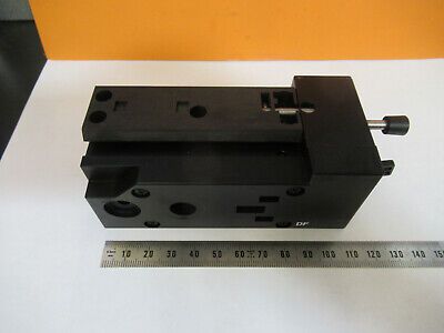 LEICA GERMANY DMRX cube block iris diaphragm MICROSCOPE PART AS PICTURED P1-A-13