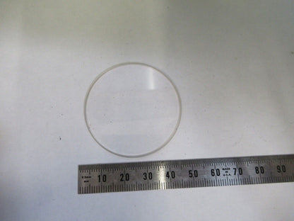 GLASS CIRCULAR PLATE STAGE FLAT OPTICS AS PICTURED 18-FT-31