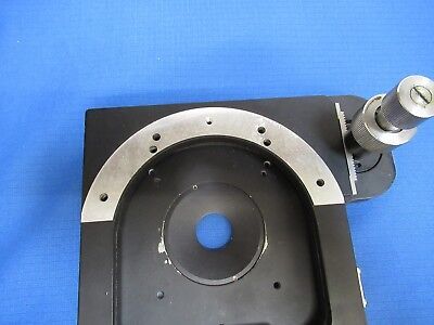 UNITRON JAPAN STAGE TABLE X-Y MICROMETER MICROSCOPE PART AS PICTURED &FT-3-45