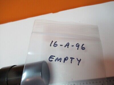 EMPTY BAUSCH LOMB OBJECTIVE CAN 4mm MICROSCOPE PART AS PICTURED &16-A-96