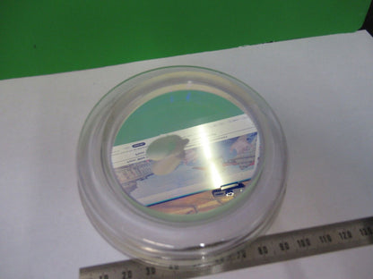 OPTICAL FLAT 3" DIAMETER SUBSTRATE FUSED SILICA  1/5 WAVE AS PICTURED #P8-B-14