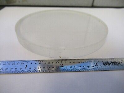 OPTICAL FLAT DIFFUSER LARGE GLASS POLISH DULL SIDE OPTICS AS PICTURED &W8-A-44