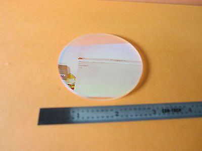 OPTICAL LARGE COATED FILTER LENS NICE LASER OPTICS BIN#D7-24