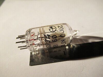 ANTIQUE QUARTZ RADIO CRYSTAL RUSSIAN GLASS HOLDER FREQUENCY CONTROL #F4-A-77