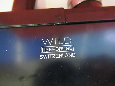 WILD SWISS M20 binocular HEAD OPTICS MICROSCOPE PART AS PICTURED Q3-B-92