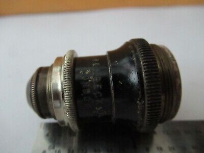 ANTIQUE BRASS BECK LONDON OBJECTIVE LENS MICROSCOPE PART AS PICTURED #F3-A-13