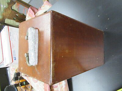 EMPTY BAUSCH LOMB WOOD CABINET ANTIQUE MICROSCOPE PART AS PICTURED #TB-5