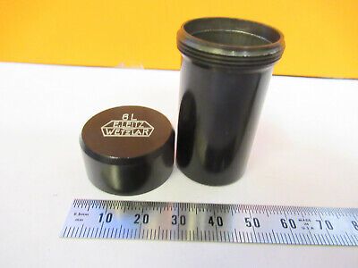 EMPTY BRASS LEITZ  CAN "6L" OBJECTIVE MICROSCOPE PART AS PICTURED &A2-FT-54