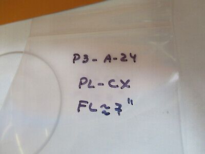 OPTICAL LENS PLANO CONVEX OPTICS  AS PICTURED #P3-A-24