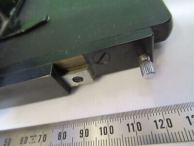 SPENCER AO XY STAGE TABLE VINTAGE MICROSCOPE PART AS PICTURED &3-C-05