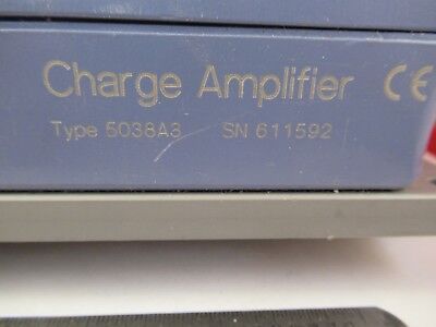 KISTLER CHARGE AMPLIFIER 5038A3 PIEZOELECTRIC SENSOR  #H1-B-14