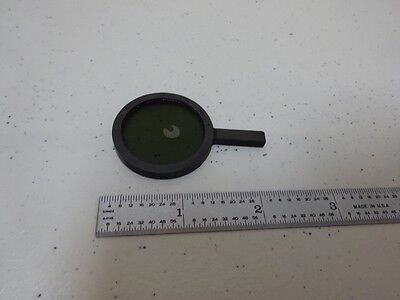 FOR PARTS MICROSCOPE POL POLARIZER SLIDE OPTICS AS IS BIN#N6-87