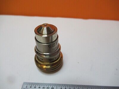 ANTIQUE BAUSCH LOMB BRASS OBJECTIVE 97X 1.9mm MICROSCOPE OPTICS PART &16-A-91