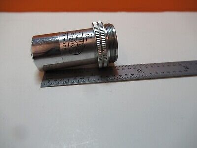 ANTIQUE OBJECTIVE LEITZ 45X 6L /170 OPTICS MICROSCOPE PART AS PICTURED &16-B-76