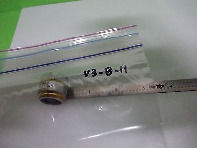 MICROSCOPE PART OBJECTIVE LEITZ GERMANY NPL FLUOTAR 10X OPTICS AS IS BIN#V3-B-11