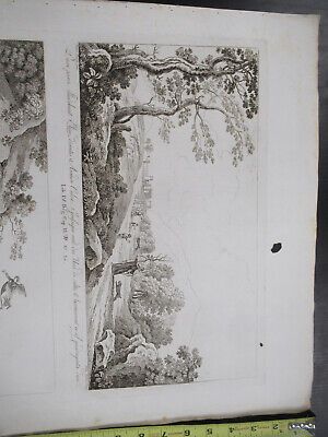 ANTIQUE ETCHING ITALIA ROME CIRCA 1810 GASPARD DUGHET PIETRO PARBONI AS PIC ix