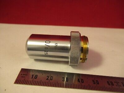 LEITZ WETZLAR GERMANY OBJECTIVE LENS 10X /170 MICROSCOPE PART OPTICS &13-A-10