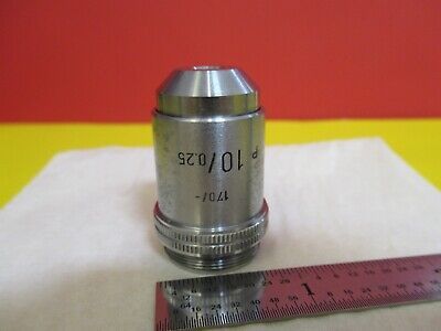 LEITZ WETZLAR GERMANY POL OBJECTIVE 10X/170 MICROSCOPE PART AS PICTURED FT-6-102