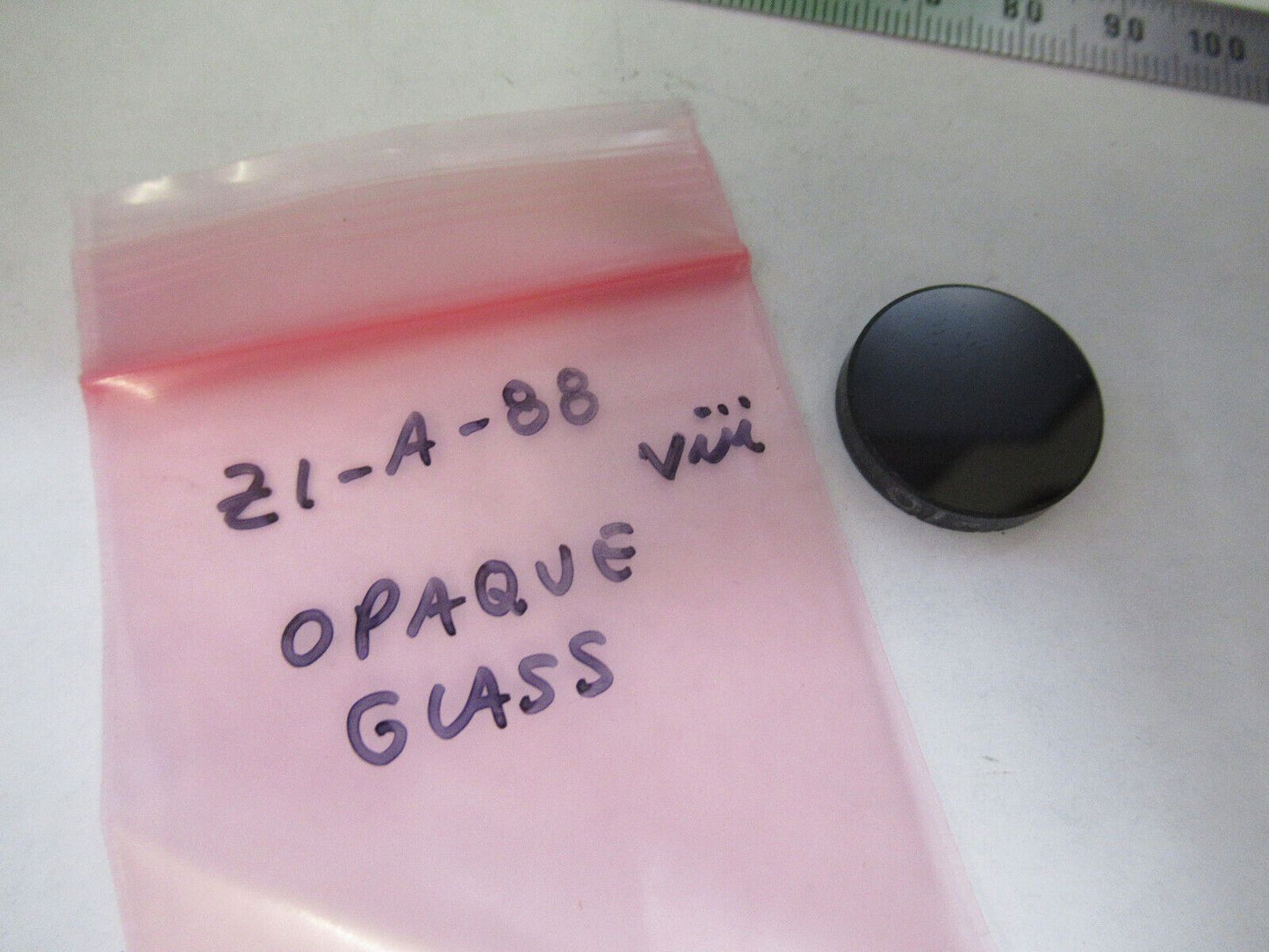 OPTICAL opaque glass blank  MIL SPEC laser OPTICS AS PICTURED Z1-A-88