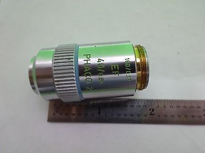 MICROSCOPE PART LEITZ GERMANY PHACO EF OBJECTIVE 40X OPTICS AS IS BIN#11-E-14