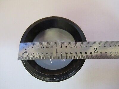 UNKNOWN MAKER 2X STEREO OBJECTIVE MICROSCOPE PART OPTICS AS PICTURED &85-B-77