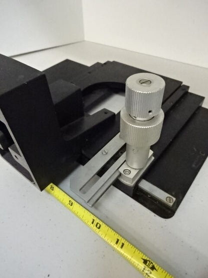 FOR PARTS MICROSCOPE STAGE SPECIMEN TABLE MICROMETER XY UNKNOWN AS IS #TC1-G