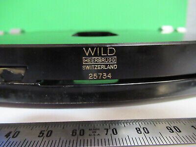 STAGE TABLE WILD HEERBRUGG SWISS M20 MICROSCOPE PART AS PICTURED R9-A-51