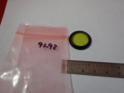 OPTICAL EUPHOS 2.5mm GERMANY FILTER LENS OPTICS AS IS #91-92