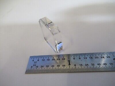 OPTICAL BK7 FLAT GLASS BEVELED SQUARE LASER OPTICS AS PIC &A7-A-54