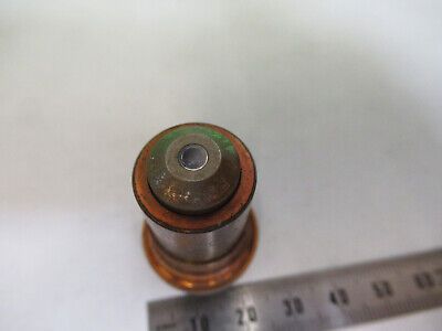 ANTIQUE BAUSCH LOMB BRASS 43x OBJECTIVE MICROSCOPE PART AS PICTURED &Z1-A-31