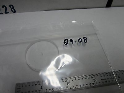 OPTICAL FILTER UV ULTRAVIOLET WAVELENGTH WITH HOLE LASER OPTICS AS IS BIN#Q9-08