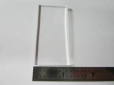 OPTICAL BK7 GLASS PLATE LASER OPTICS AS IS BIN#E1-16-5ii