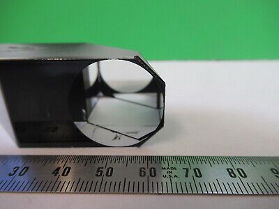 OPTICAL GLASS PRISM ZEISS GERMANY OPTICS MICROSCOPE PART AS PICTURED &A9-B-08