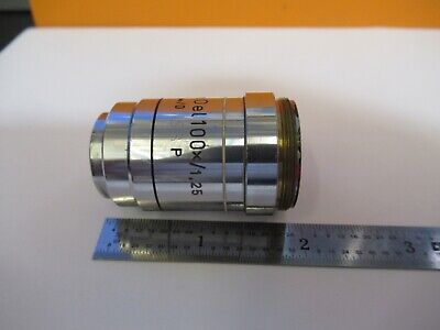 REICHERT LEICA AUSTRIA OBJECTIVE 100X POL MICROSCOPE PART AS PICTURED &8C-A-05